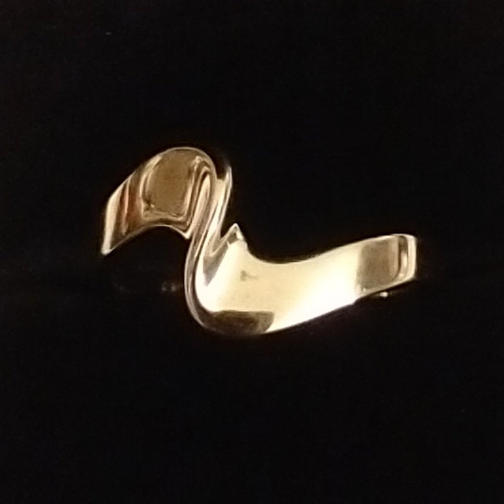 Sterling Silver Contort Ring Size 7
